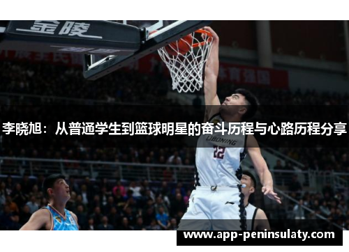李晓旭：从普通学生到篮球明星的奋斗历程与心路历程分享